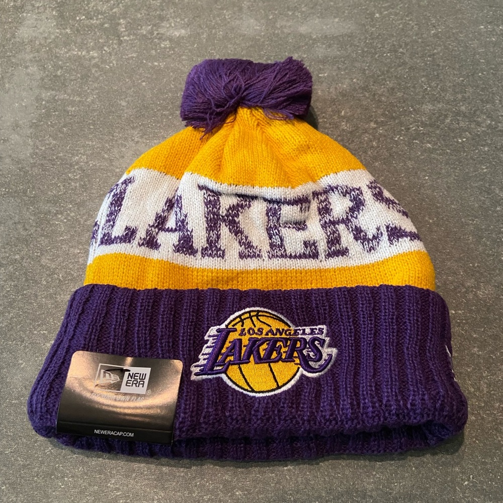 PRICE IS FIRM Brand new Los Angeles Lakers beanie